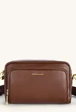 Myra Bag Mira & Moss Lucienne Crossbody Bag, Shiny Chocolate