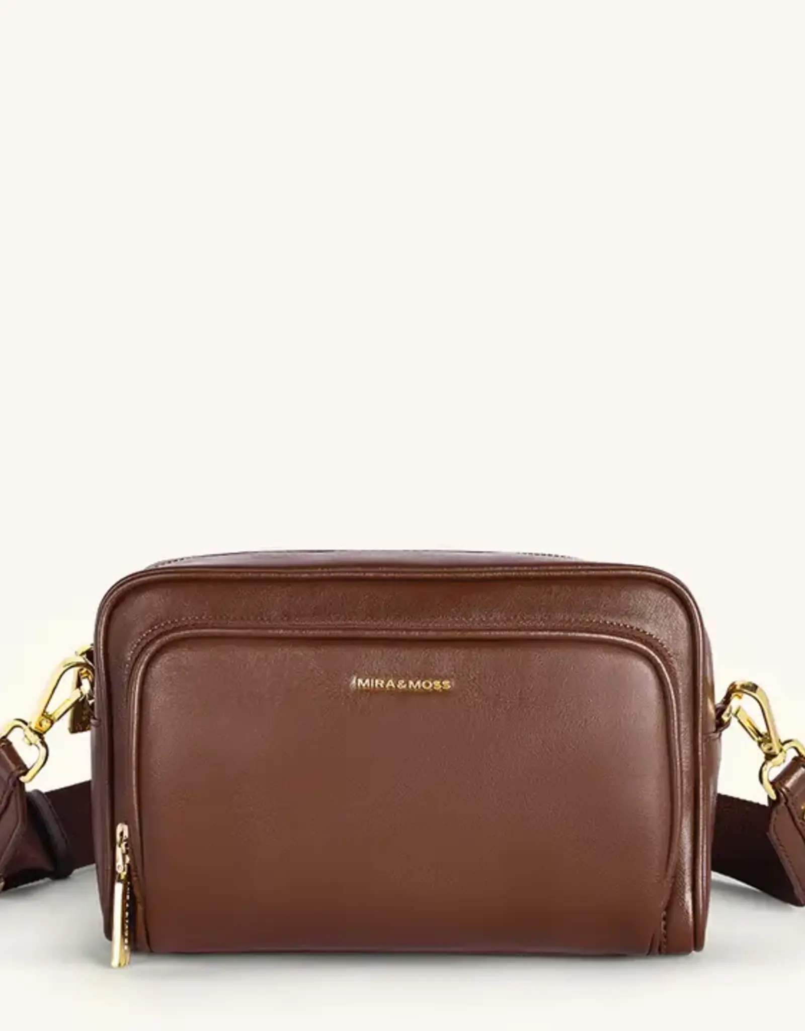 Myra Bag Mira & Moss Lucienne Crossbody Bag, Shiny Chocolate