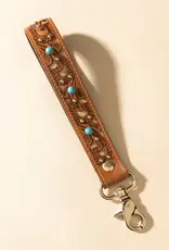Myra Bag River Glen Keyfob, Honey
