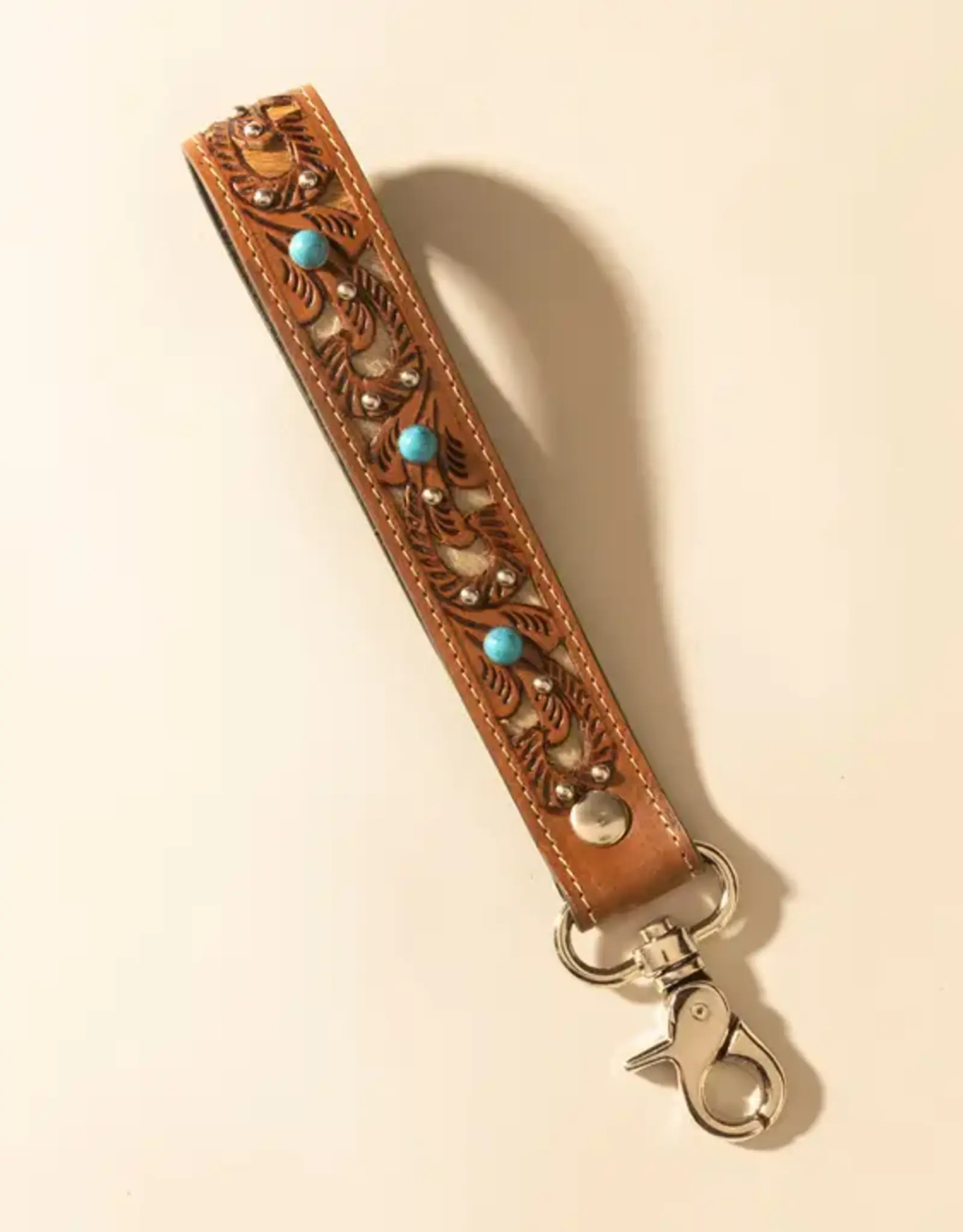 Myra Bag River Glen Keyfob, Honey