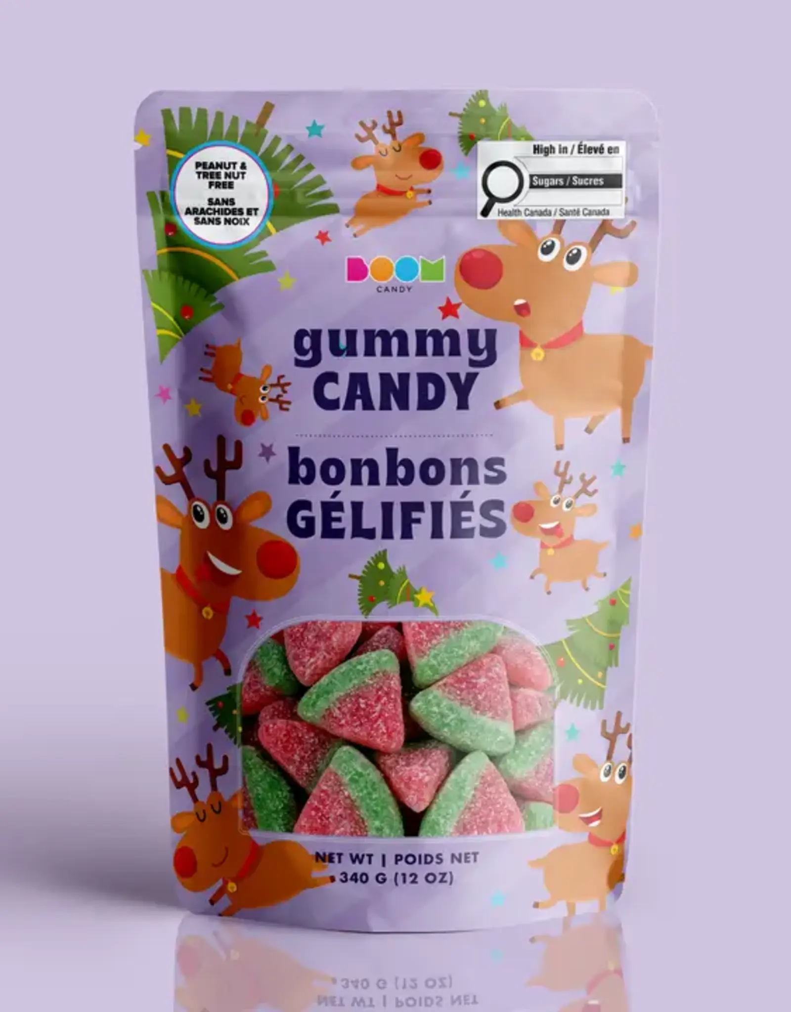 Boom Candy Juicy Gummy Candy (Reindeer Print)