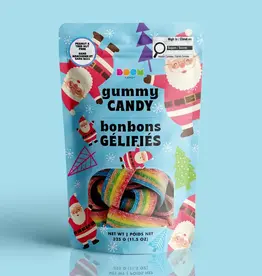 Boom Candy Sour Rainbow Belts (Santa Edition)