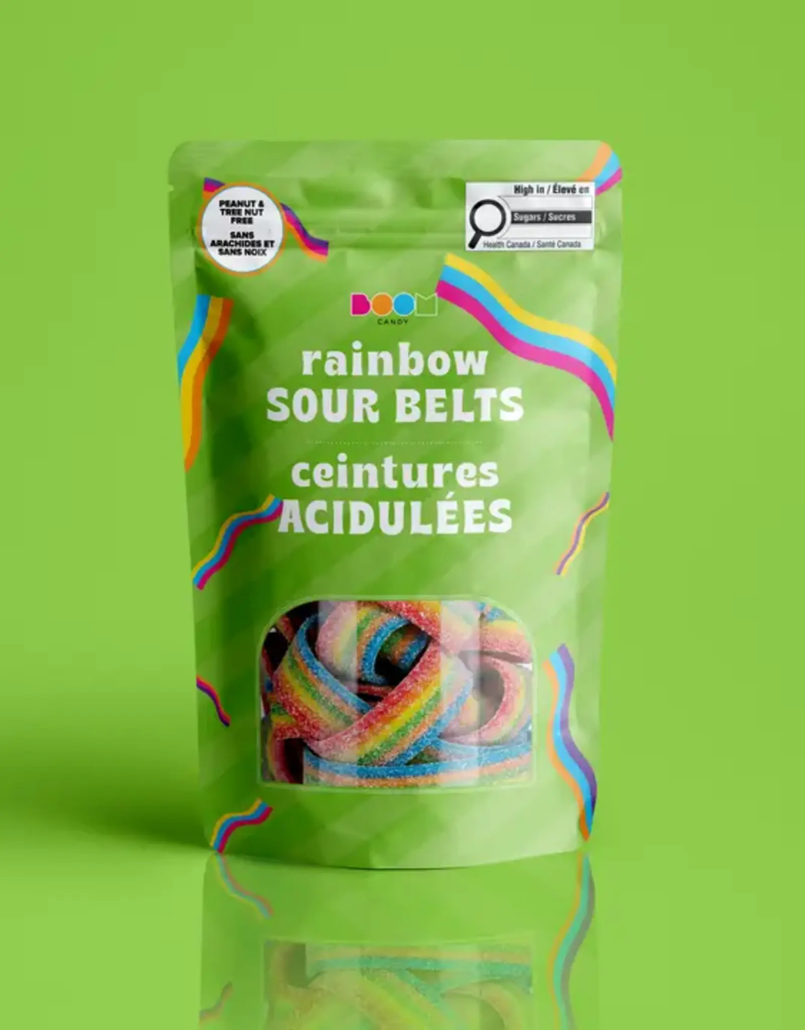 Boom Candy Sour Rainbow Belts