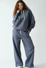 Mono B Cloud Wide Leg Fleece Pant