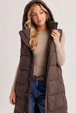 Longline Quilted Zipper