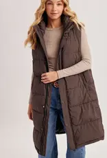 Longline Quilted Zipper
