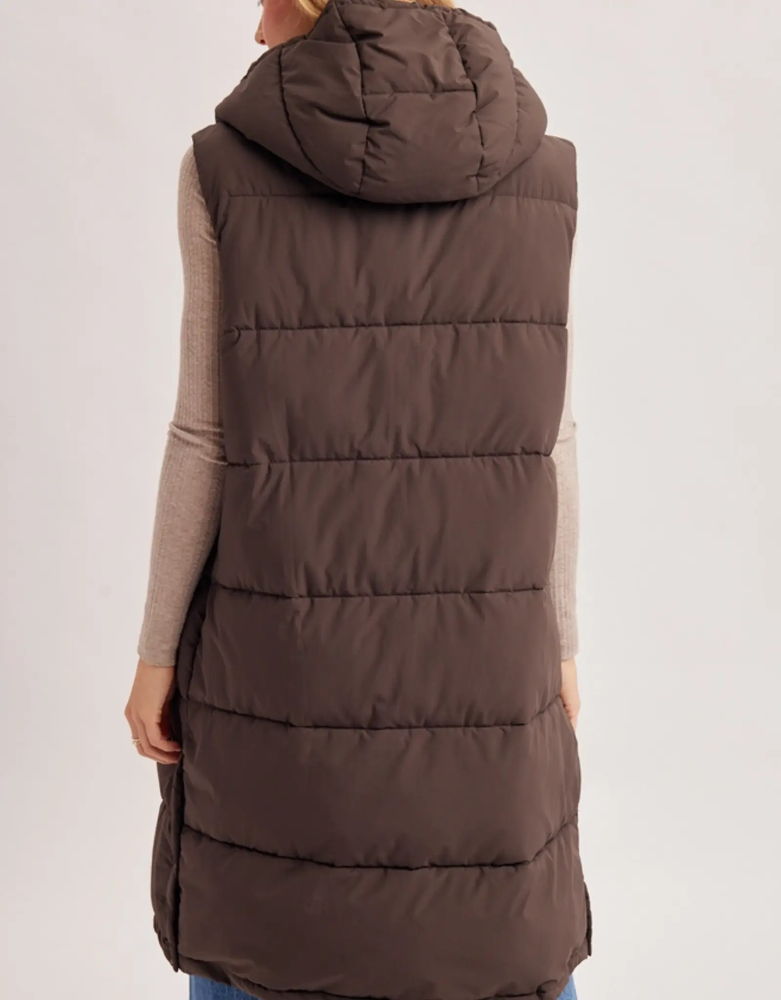 Longline Quilted Zipper