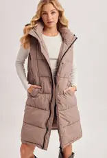 Longline Quilted Zipper
