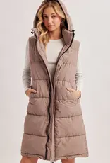 Longline Quilted Zipper