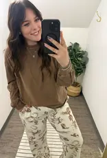 J.O.A Western Print Joggers