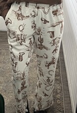 J.O.A Western Print Joggers