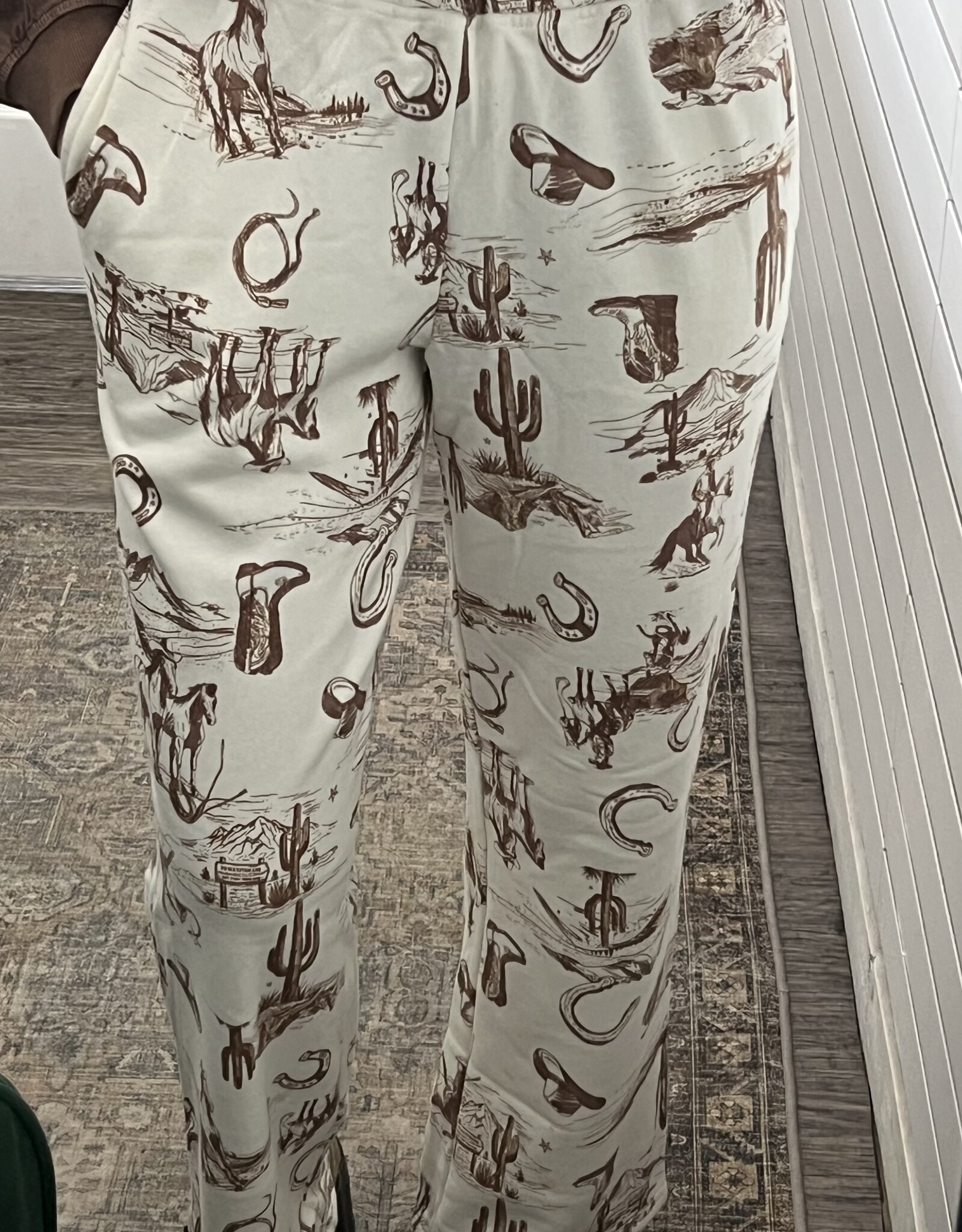 J.O.A Western Print Joggers