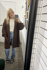 Basket Weave Longline Cardigan