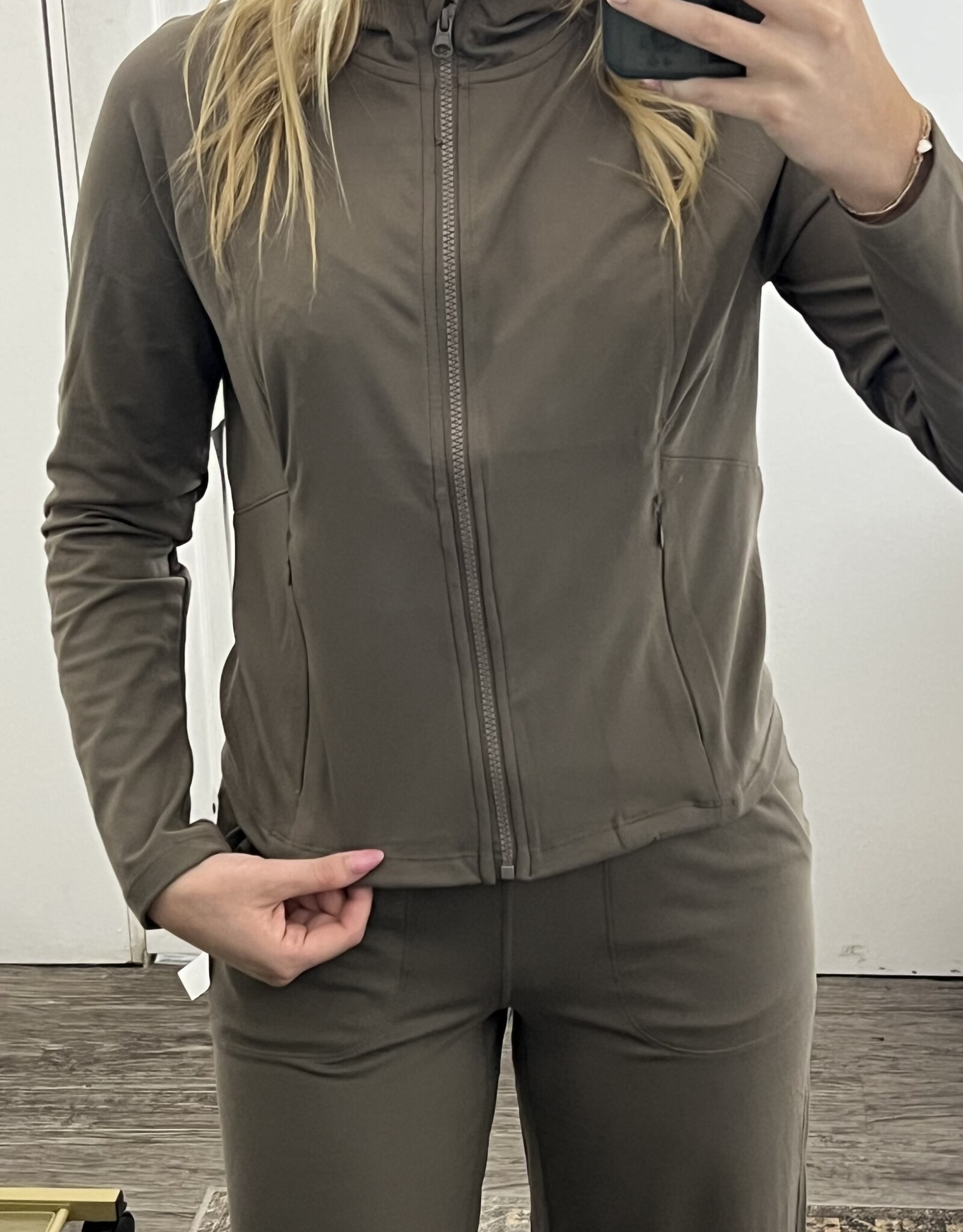 Mono B Venice Zip Up Hooded Jacket
