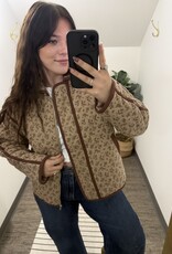 Very J Floral Quilted Jacket