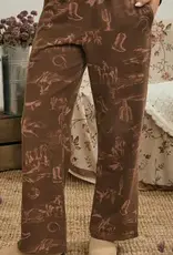 J.O.A Western Print Joggers