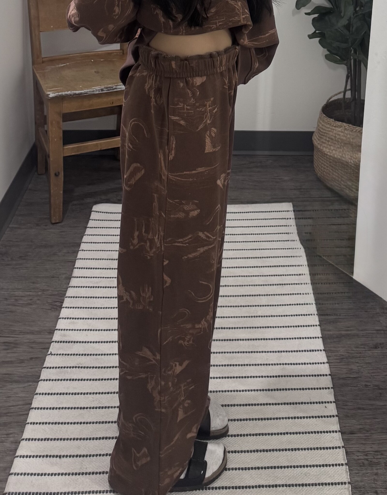 J.O.A Western Print Joggers