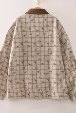 Very J Western Horse Print Jacket