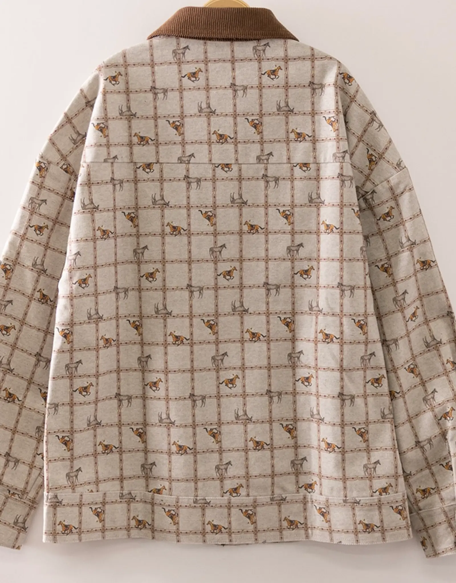 Very J Western Horse Print Jacket