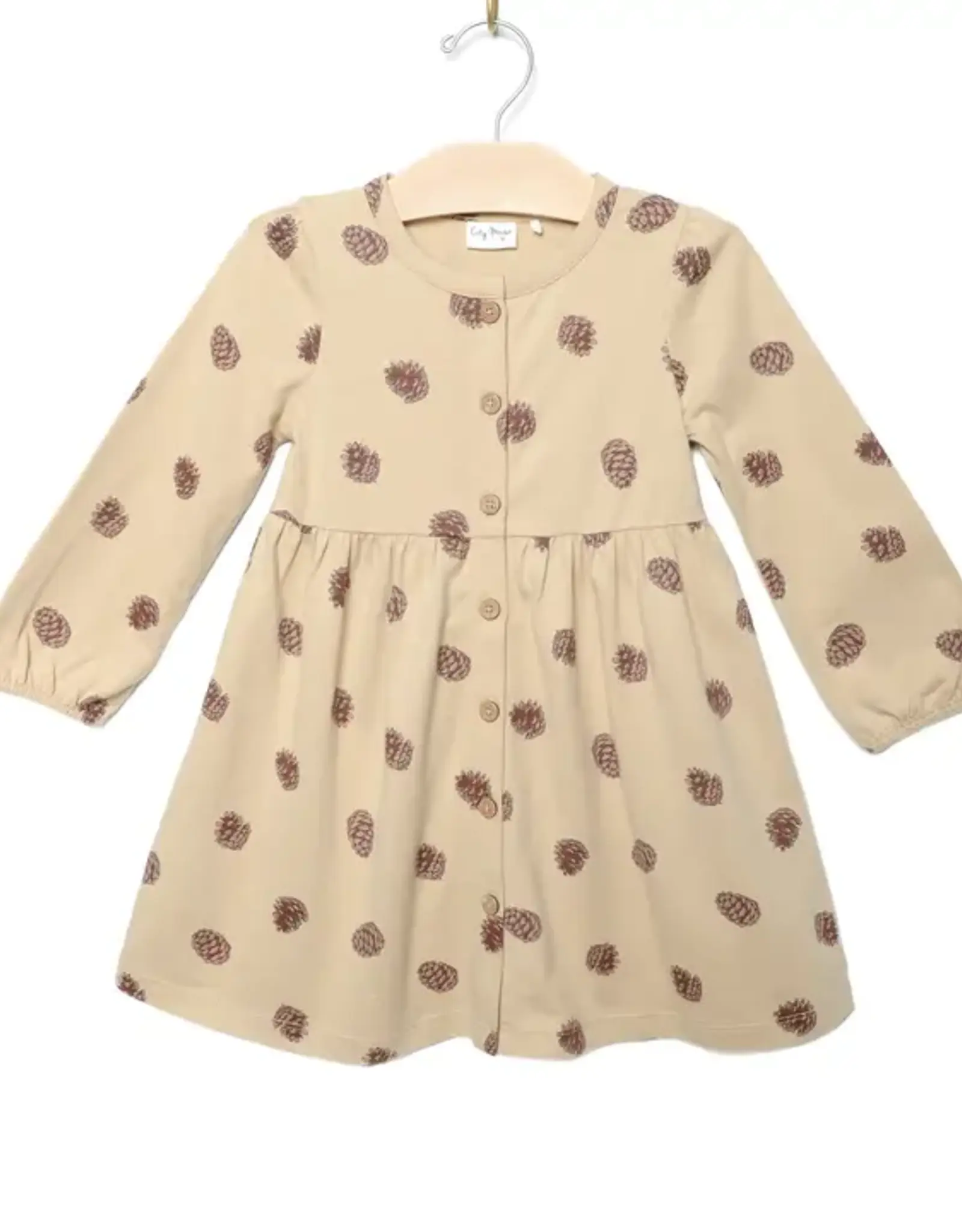 City Mouse Studio Pinecones Button Down Dress