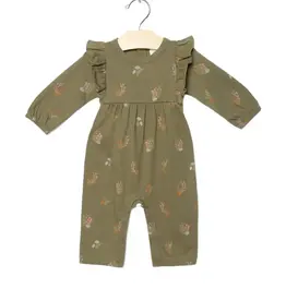 City Mouse Studio Lichen Mushroom Flutter Romper
