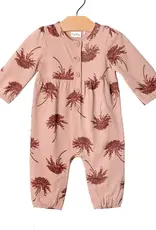 City Mouse Studio Chrysanthemum Henley Romper