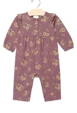 City Mouse Studio Orchid Blooms Flutter Romper