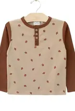 City Mouse Studio Fall Acorn Henley Tee
