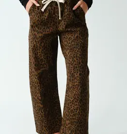 Mono B Leopard Wide Leg Pants