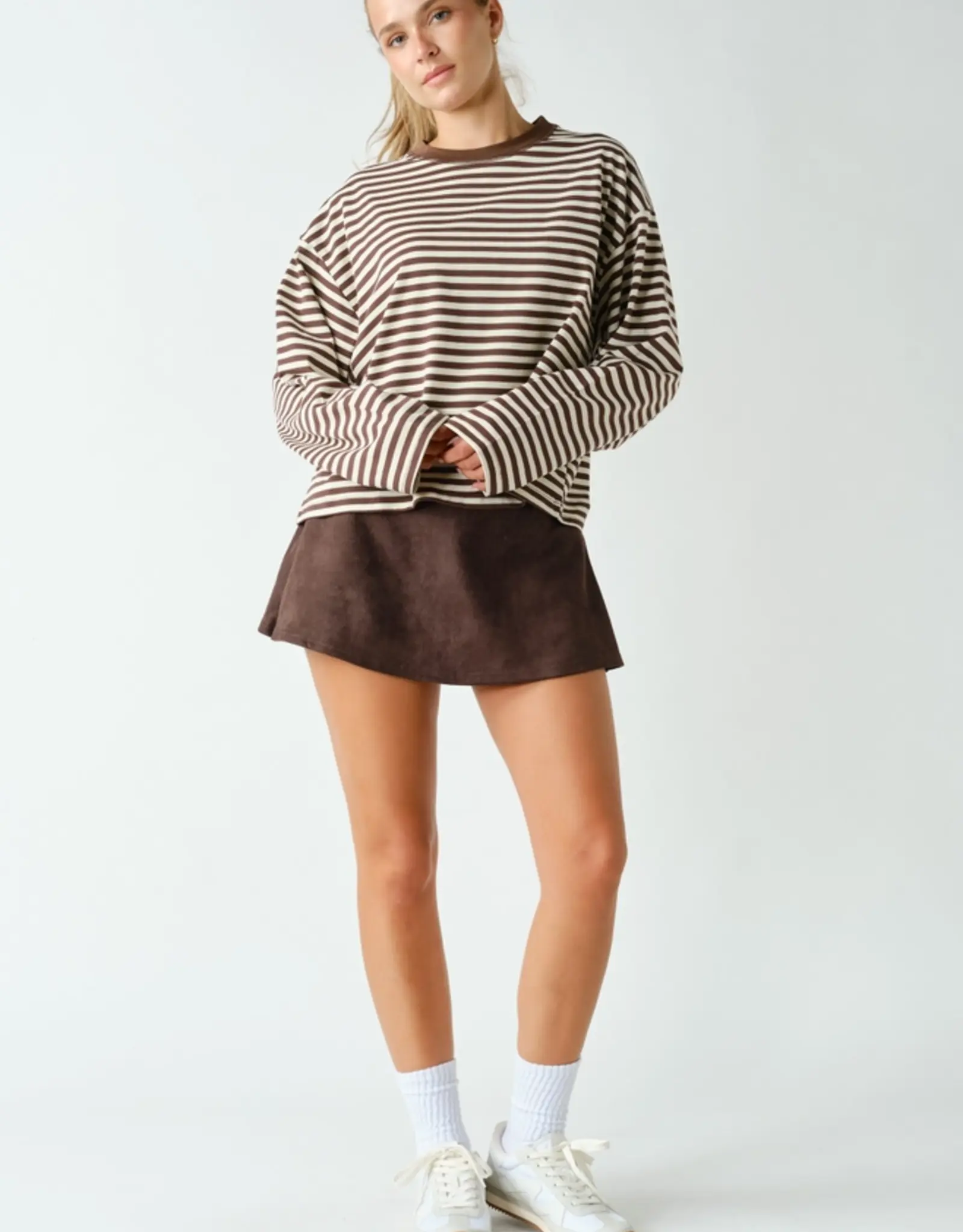 Mono B Horizon Striped Long Sleeve