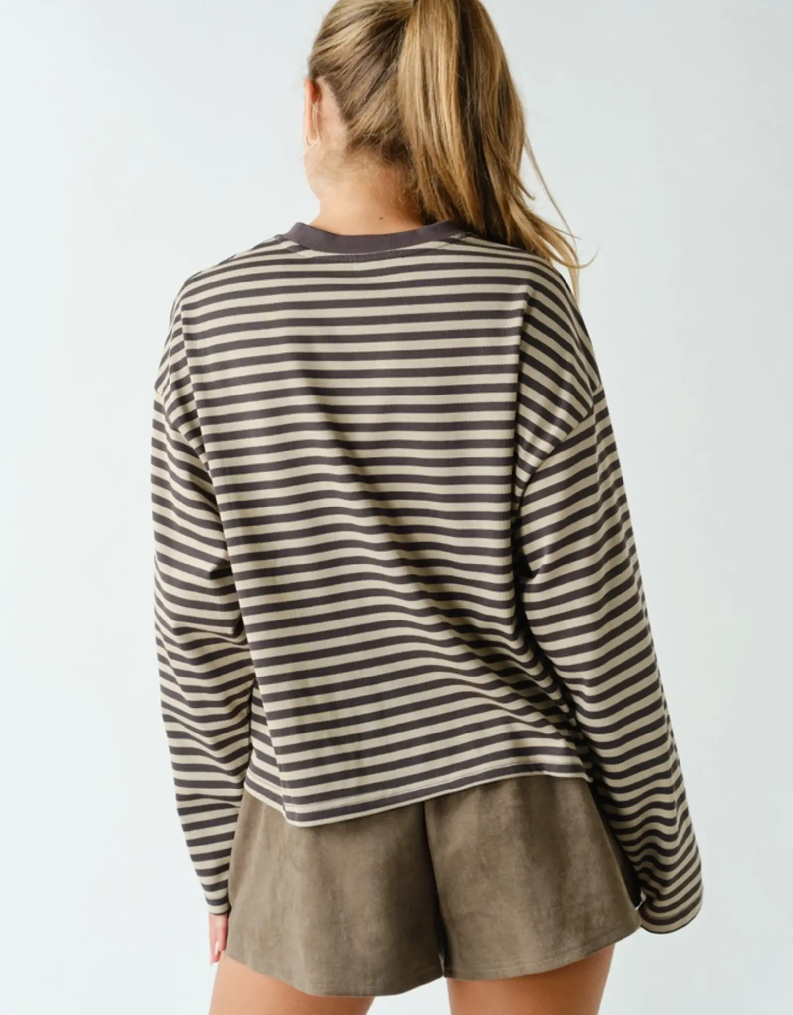Mono B Horizon Striped Long Sleeve