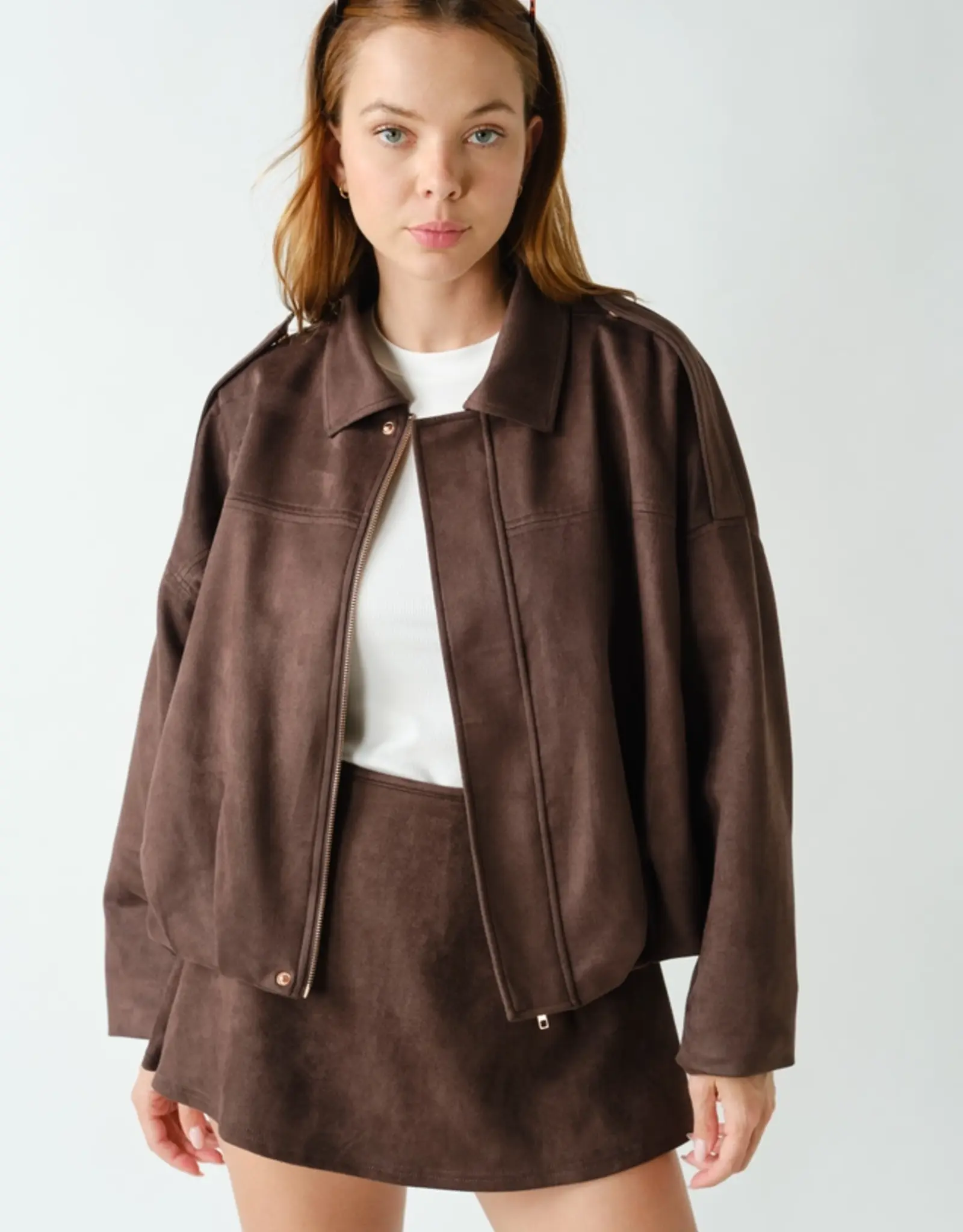 Mono B Mojave Suede Jacket