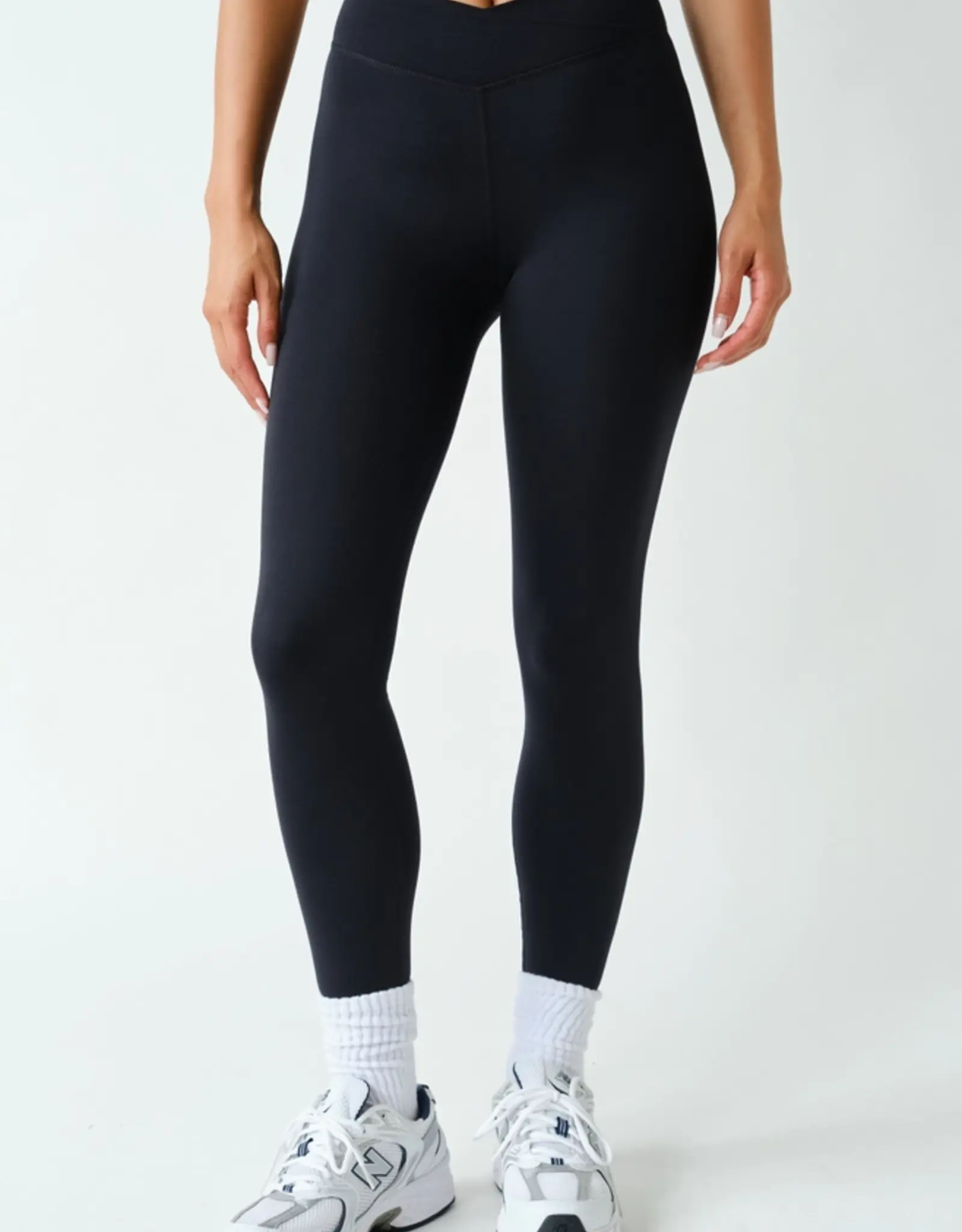 Mono B Venice Crossover Waist Leggings
