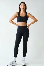 Mono B Venice Crossover Waist Leggings