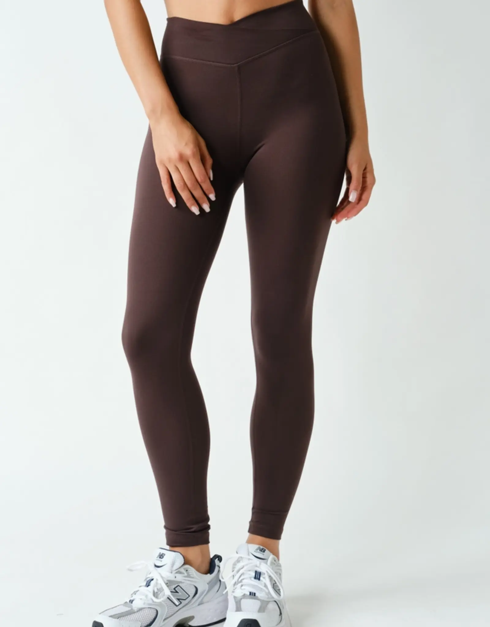 Mono B Venice Crossover Waist Leggings