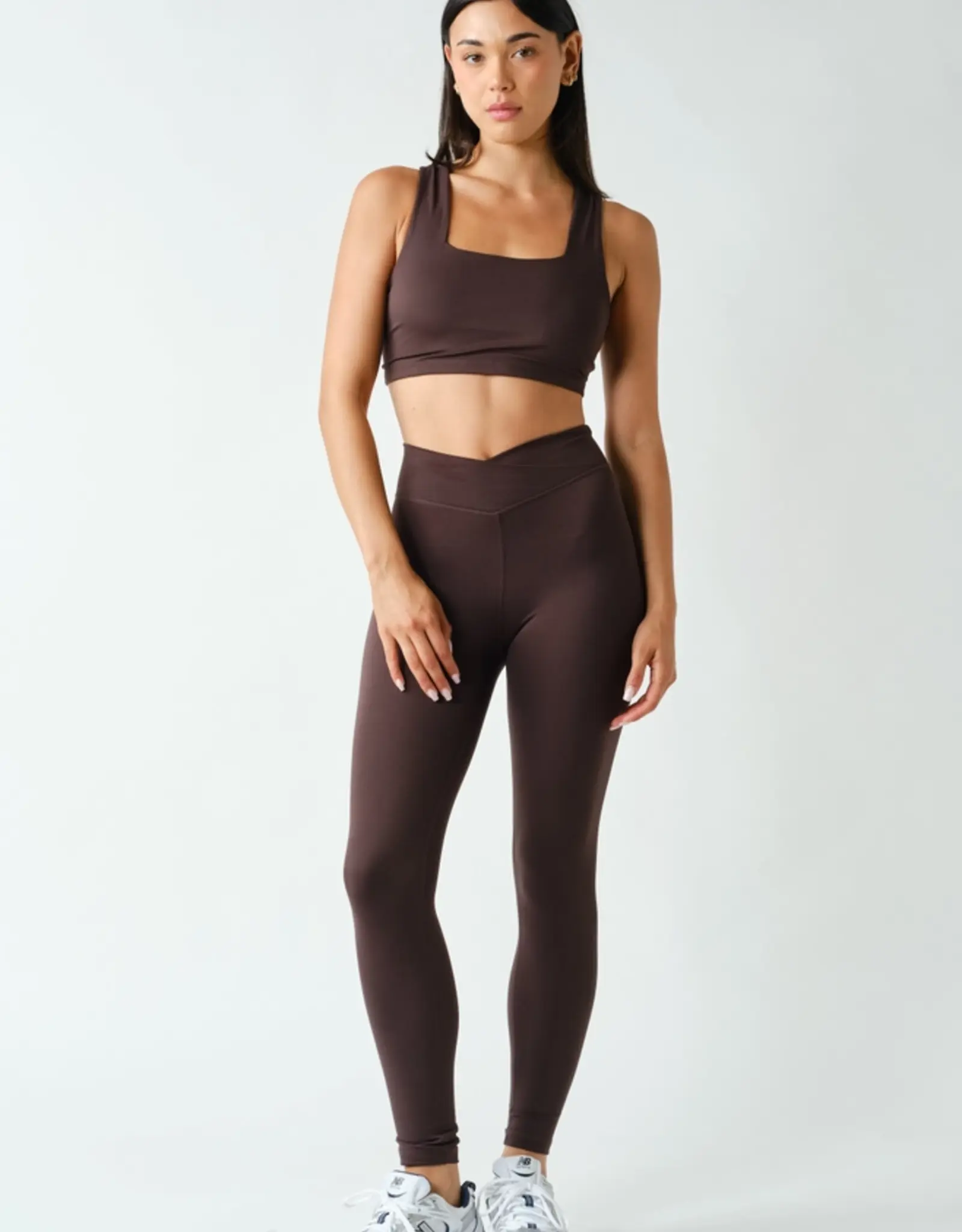 Mono B Venice Crossover Waist Leggings