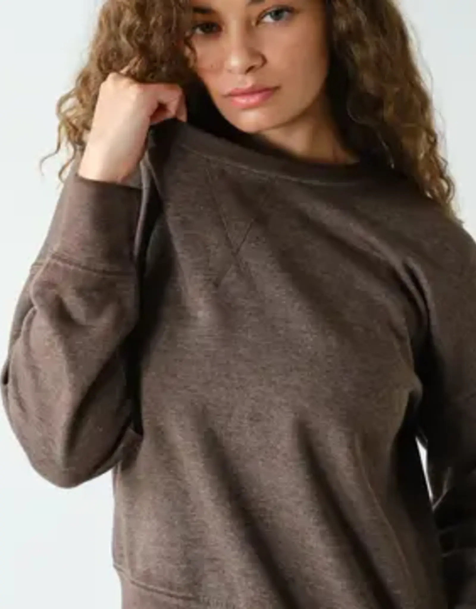 Mono B Burn Out Crewneck Sweater