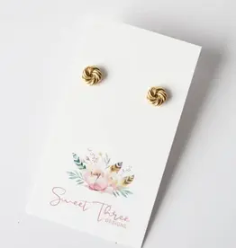 Sweet Three Designs Rosette Studs