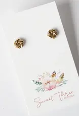 Sweet Three Designs Rosette Studs