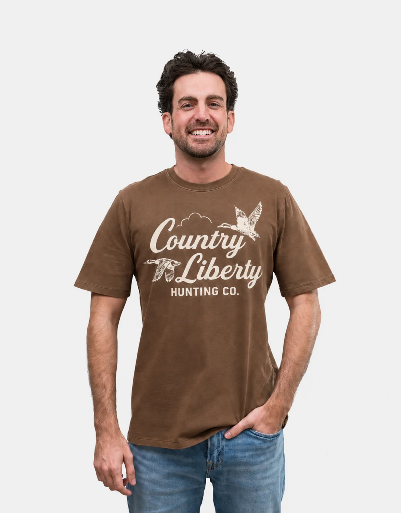 Country Liberty Duck Hunting Co Tee