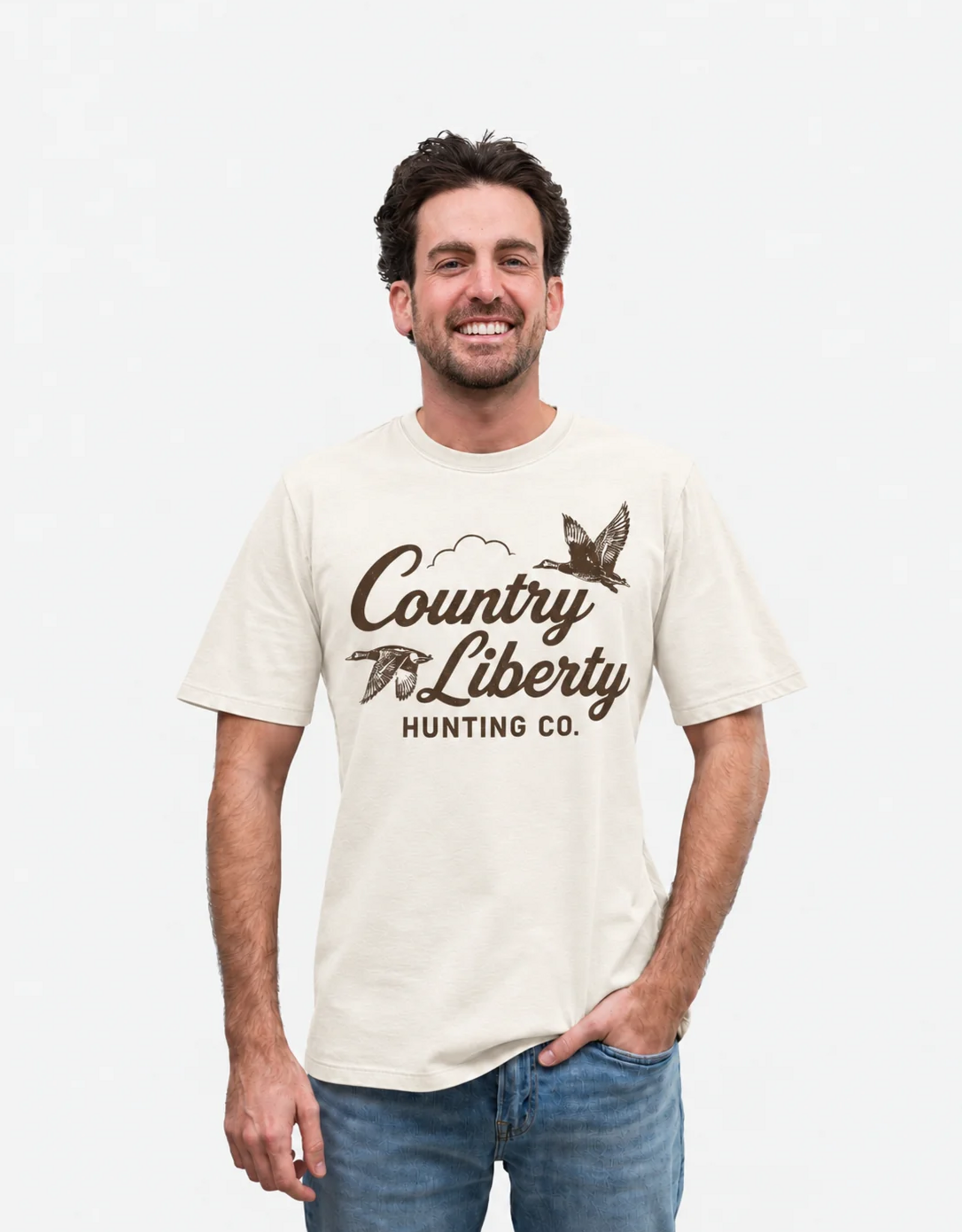 Country Liberty Duck Hunting Co Tee