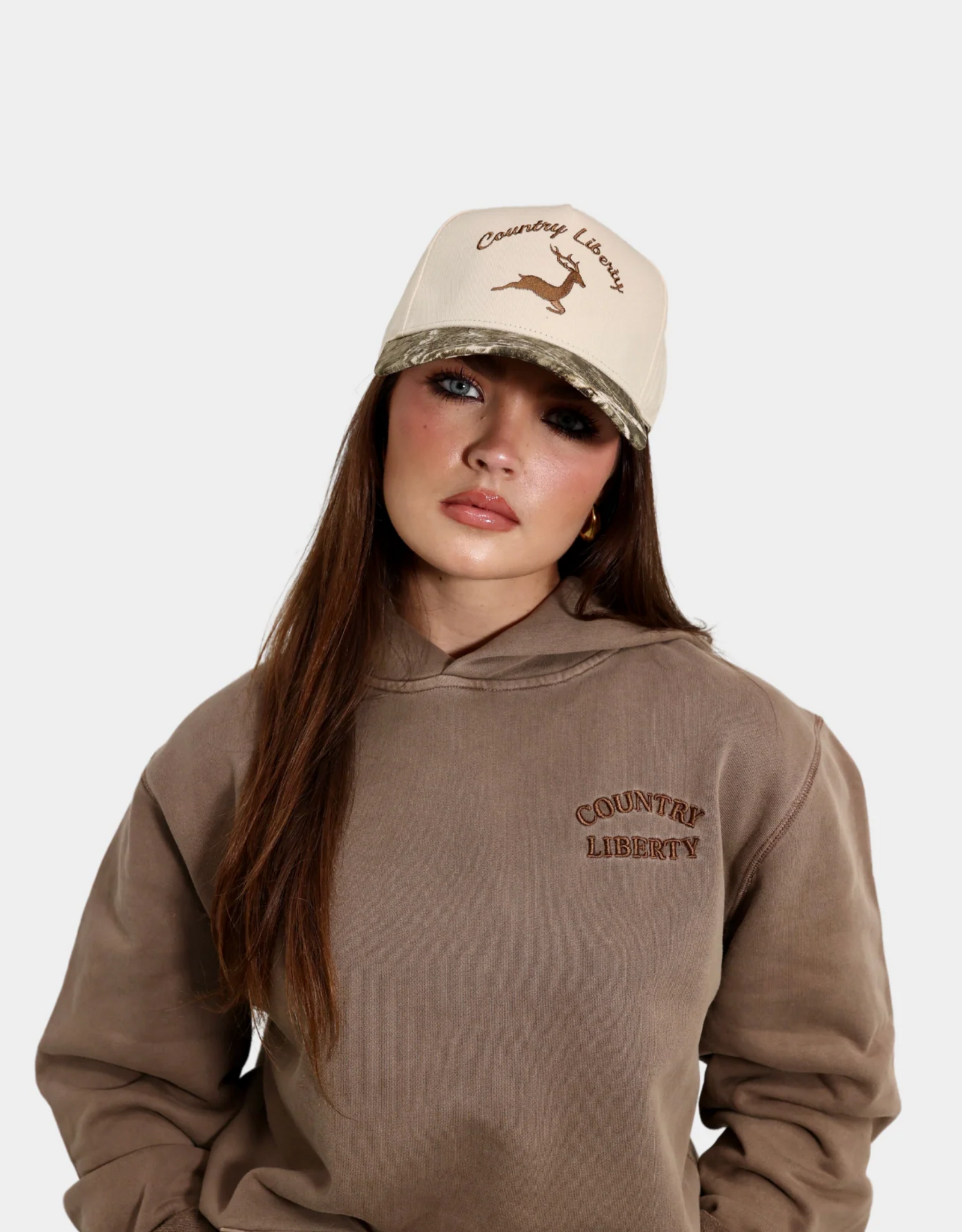 Country Liberty Camo Deer Hat