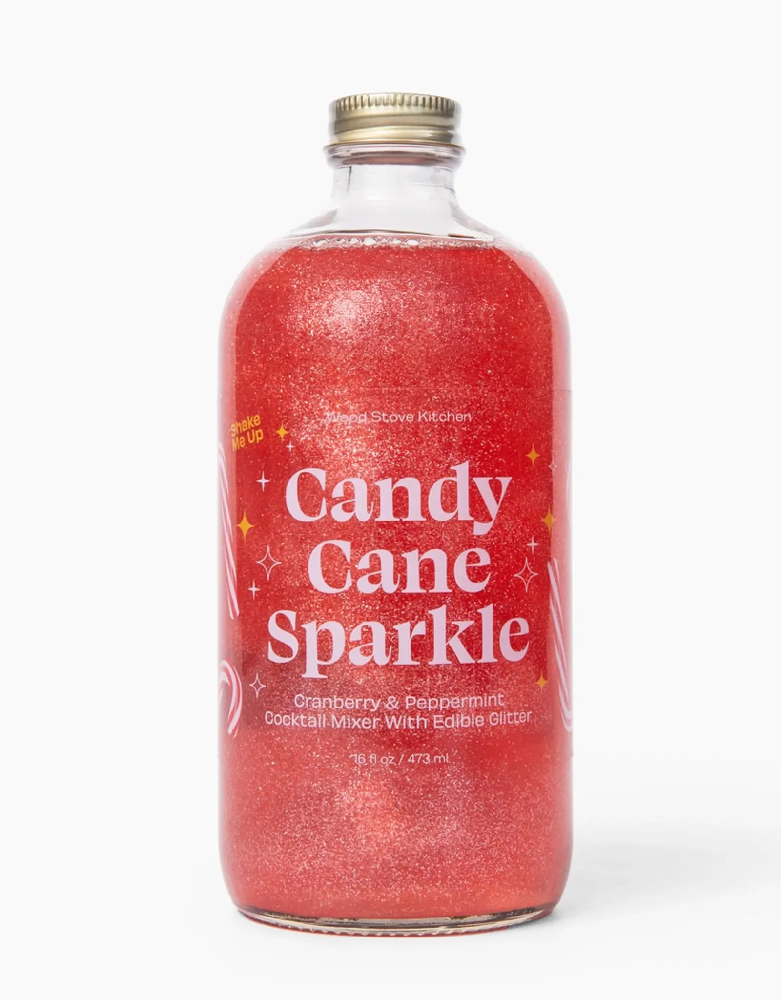 Wood Stove Kitchen Cocktail Mixer, Candy Cane Sparkle