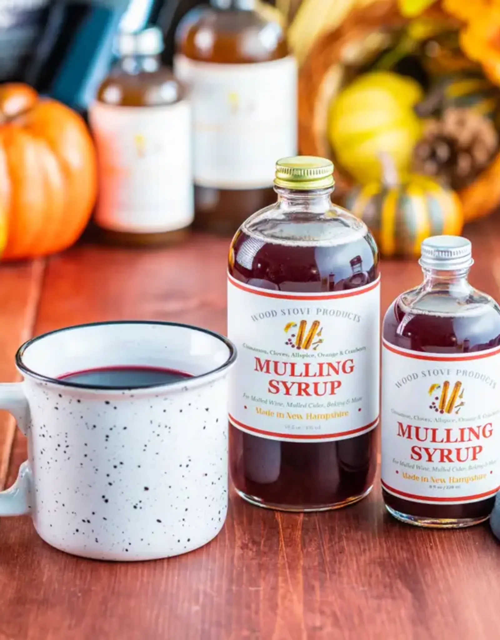 Wood Stove Kitchen Cocktail Mixer, Mulling Syrup 8oz
