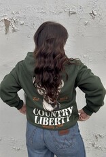 Country Liberty Deer Hunting Club Hoodie