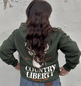 Country Liberty Deer Hunting Club Hoodie