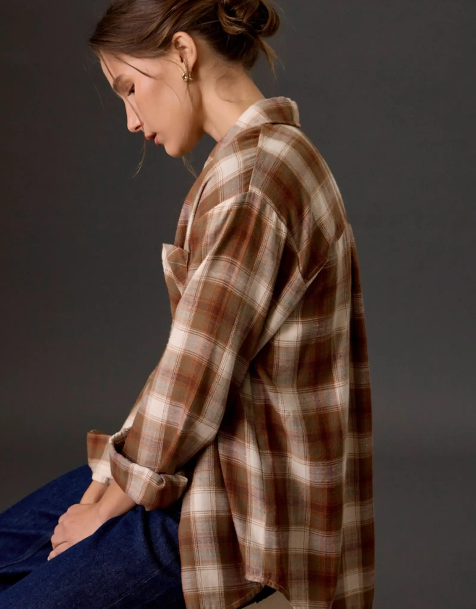 Oversized Button Up Flannel