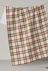 Geometry Tea Towel- Stocking Plaid
