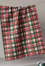 Geometry Tea Towel- Alpine Plaid