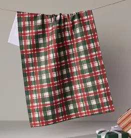 Geometry Tea Towel- Alpine Plaid